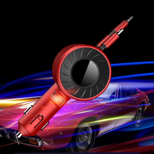 허리케인 차량용 USB 시가잭(Red 색상)