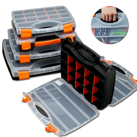 이동식 부품보관함 피스 볼트 너트 멀티 공구함 양면수납함
