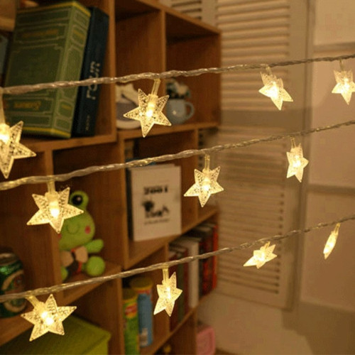 감성 LED 별 모양 줄 전구 조명 캠핑 차박 테라스 루프탑 옥상 트리조명